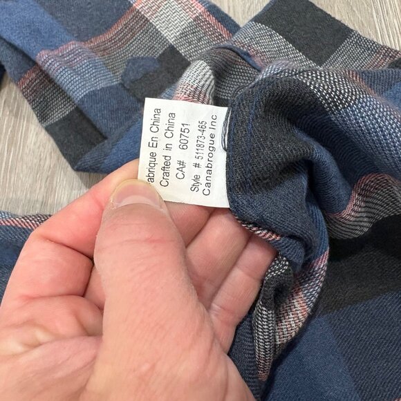 Rue Saint-Patrick Montreal Regular fit Plaid Flanel Shirt sz M - Picture 4 of 10